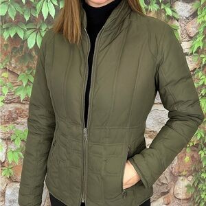 EDDIE BAUER Down Olive Green Jacket, L